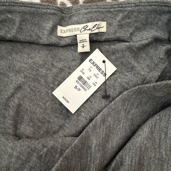 Express Faux Wrap Maxi Skirt in Gray Size Small - Picture 8 of 14